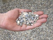 The "character" gravel for vivid surfaces