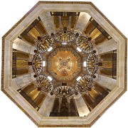 octogon bottom view of Aachen Cathedral, D