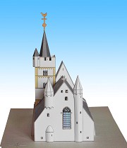 view on model from west