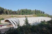 A3-Grünbrücke Mönau: Südostansicht