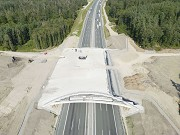 A3-Grünbrücke Gräfenneuses: Vogelperspektive