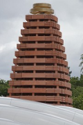 Nashorn Pagode, Berlin: Westansicht Pagodenspitze