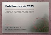 Nashorn Pagode, Berlin: Auszeichnung 2023