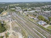 Neue Bahnstadt Opladen: Südöstansicht Bahnhof