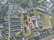 Neue Bahnstadt Opladen: Vertikalansicht Ostquartier mit Wohngebiet