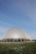 WDL airship hangar: south-western view, potrait format