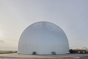 WDL airship hangar: frontal eastern view