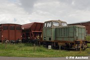 Energeticon: Diesel locomotive in front of train (photo: Wirthmüller)