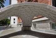 Hexastone Pavilion: soffit view