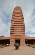 Rhino Pagoda, Berlin: south-eastern entrance view