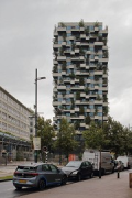 Trudo Vertical Forest: south-eastern view (zoom)